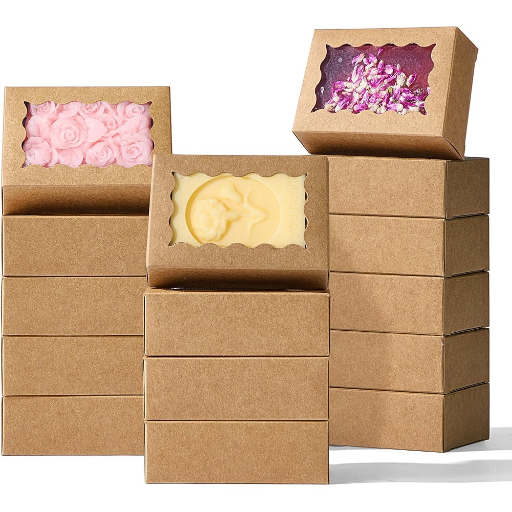 Wedding Favor Box - 40 قطعة من صناديق الصابون الورقية