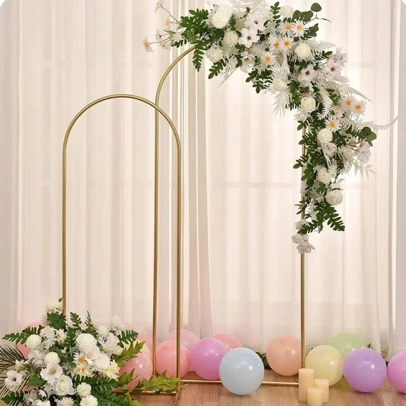 حامل قوس لديكور الحفلات الذهبي - مراجعة Wedding Balloon Arch وسعره