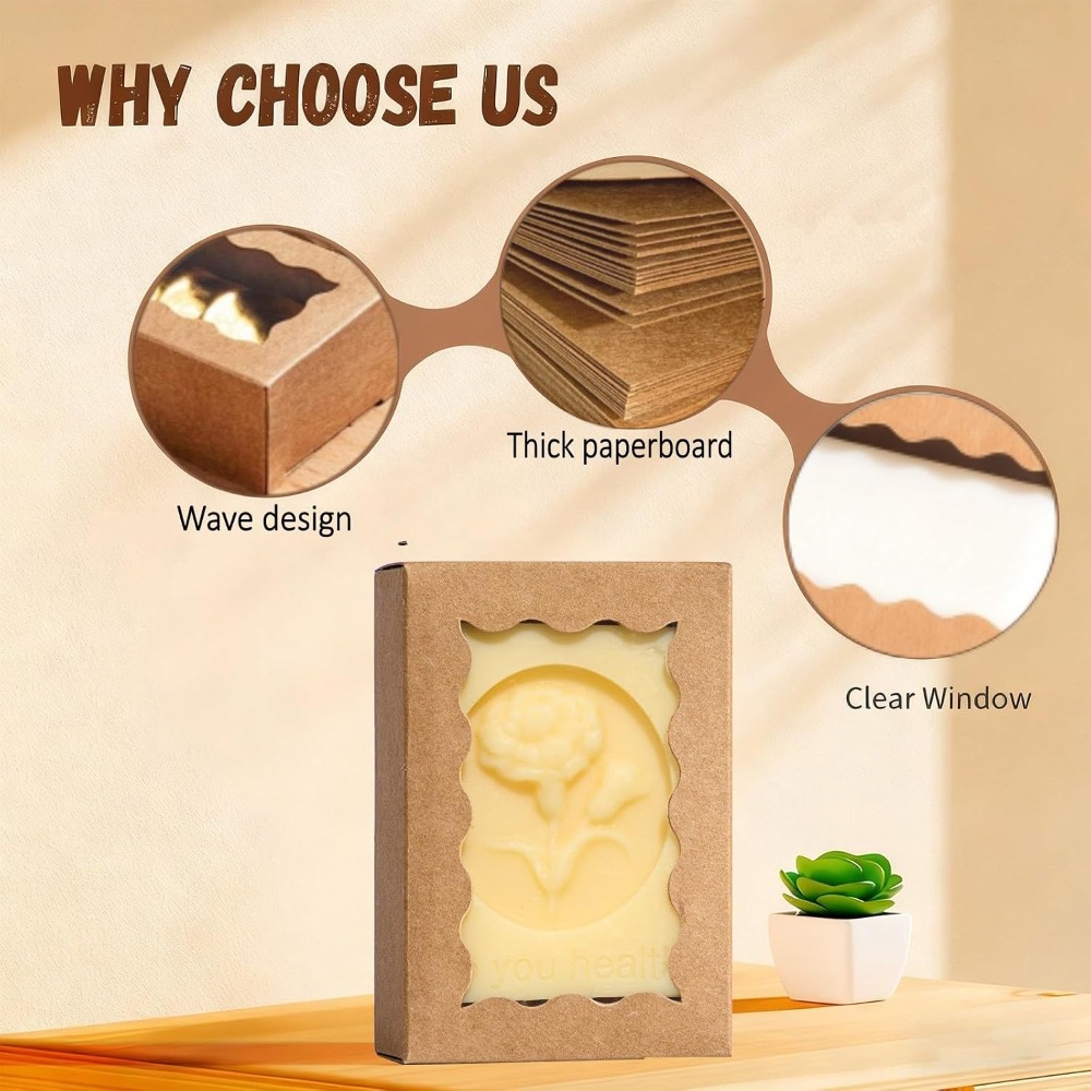 40 قطعة من صناديق الصابون الور - مراجعة Wedding Favor Box وسعره