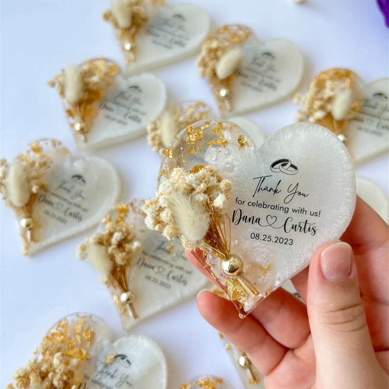 مغناطيس شخصي للضيوف، مغناطيس إ - مراجعة Wedding Favor Box وسعره