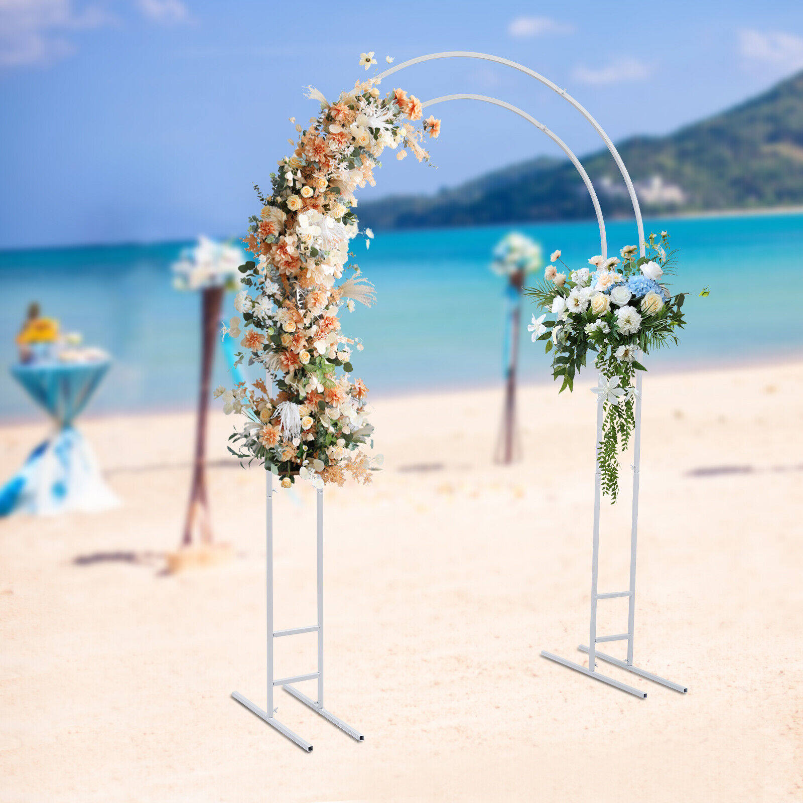 حامل معدني لحفلات الزفاف بإطار - مراجعة Wedding Balloon Arch وسعره