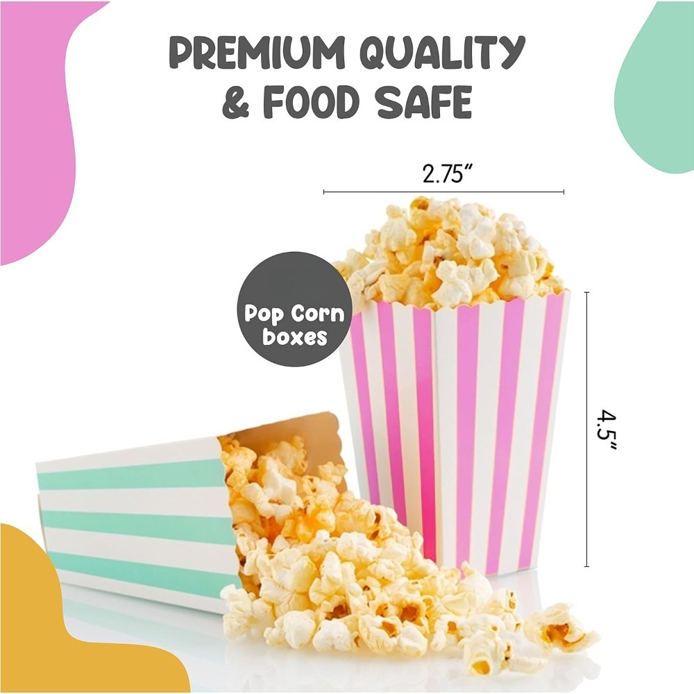24 قطعة من صناديق الفشار والحل - مراجعة Wedding Favor Box وسعره