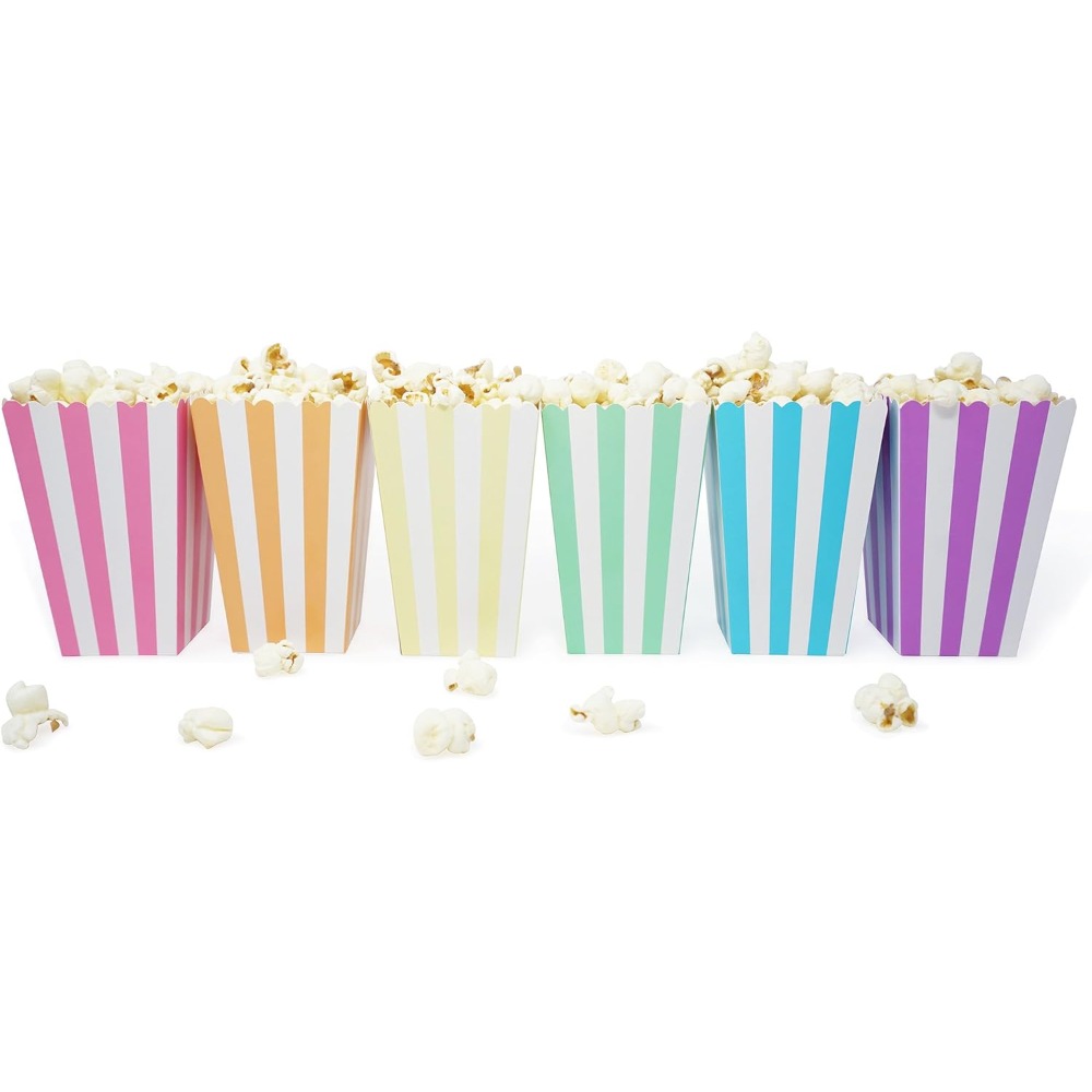 24 قطعة من صناديق الفشار والحل - مراجعة Wedding Favor Box وسعره